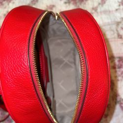 Michael kors red backpack cheap purse