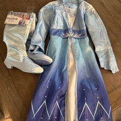 Elsa Dress And Boots 