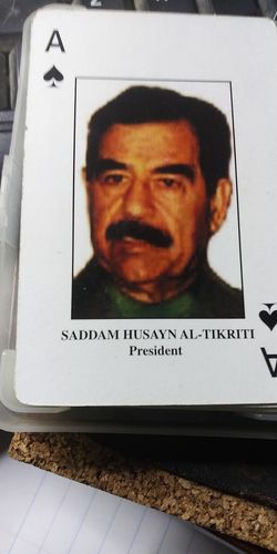 Iraqi Most Wanted playing cards