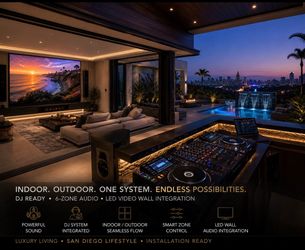 🔥 GREAT BUY!  Complete Luxury Audio System • 21 Speakers • 6 Zones • Commercial Grade