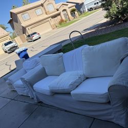 White Couch (washable) Fullset