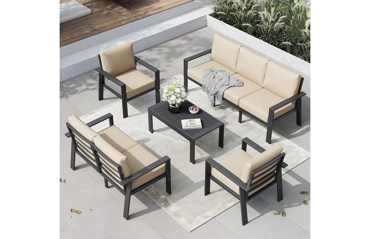 new,7 Seats outdoor Patio Set With Cover