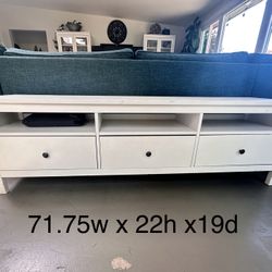 White Tv Stand, Console