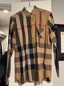 authenticated Burberry dress shirt size large (PRICE IS FIRM)