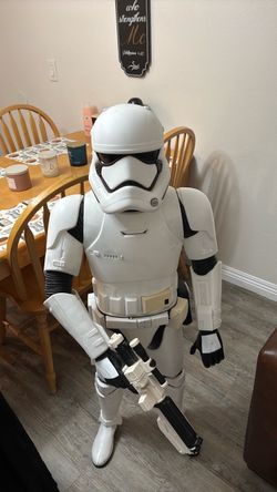 4 foot talking first order Stormtrooper