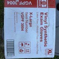 Vinyl Synthetic Exam Gloves