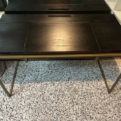Article Oscuro Writing Desk Black Wood 
