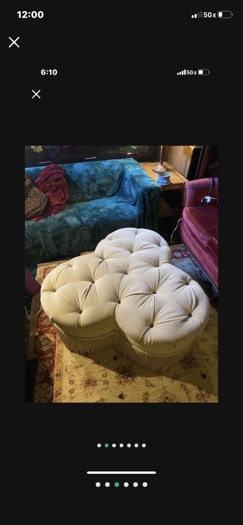 Ethan Allen Ottoman
