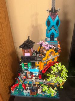 LEGO Ninjago City Gardens Set Built