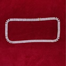 Double Diamond Tennis Chain
