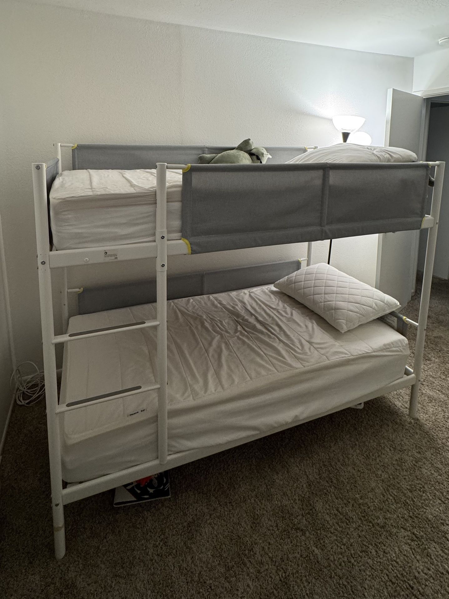 White IKEA Bunk Bed