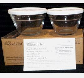 Pampered Chef 3/4 Cup Prep Bowls