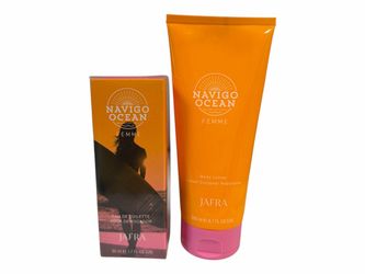 Jafra Navigo Ocean Femme EDT and Body Lotion Set