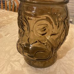 Vintage Cow Head Jar