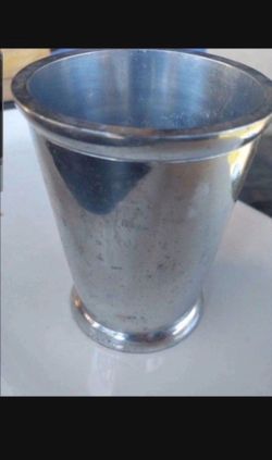 Chrome Plated Cup About 6 Inches Tall Shed Bin4