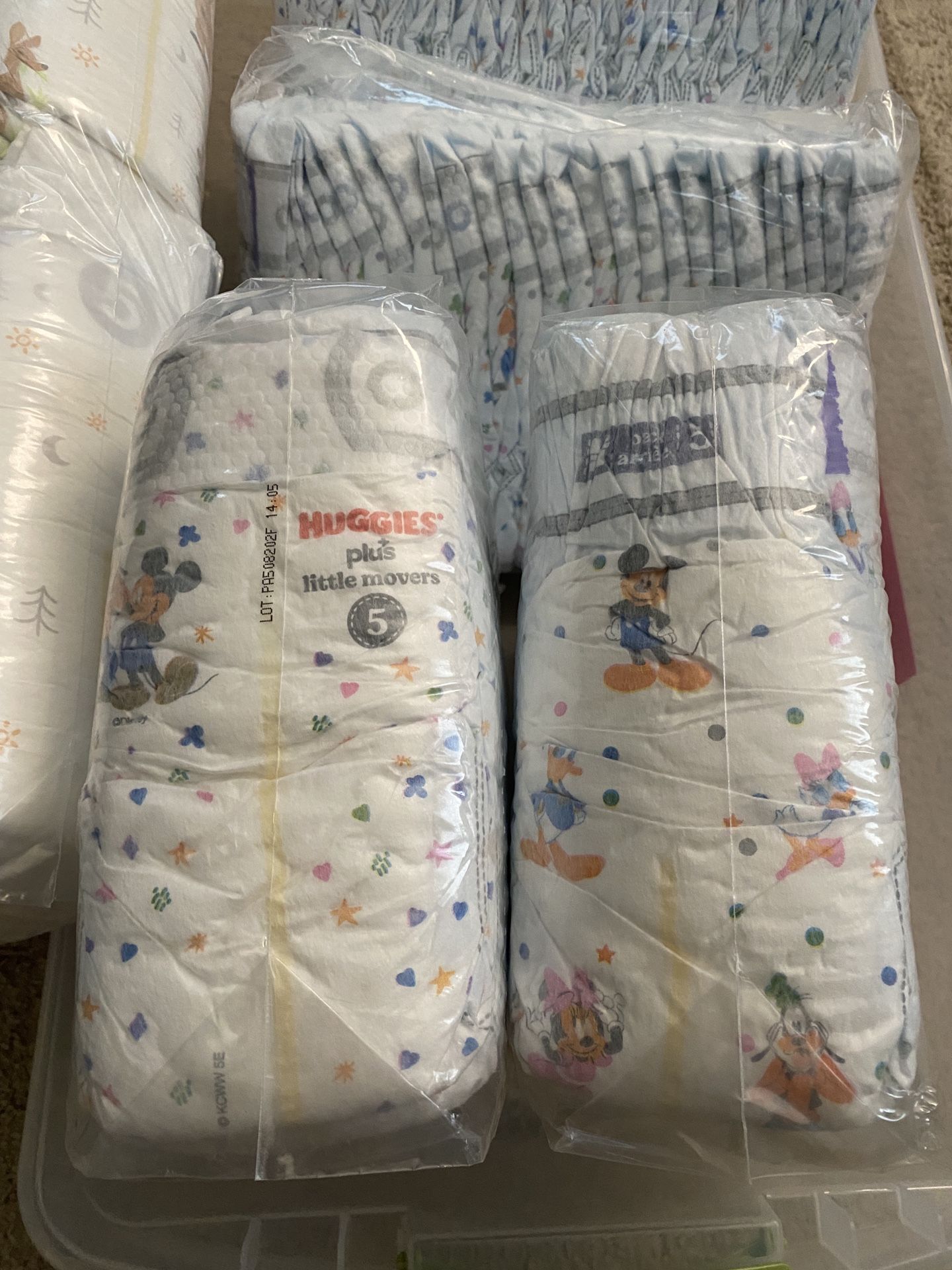 Diapers (size 5, Unopened, At Least 150 Diapers)