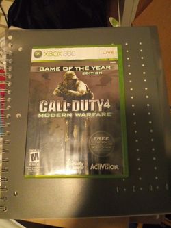 Call of Duty Modern 4 Warfare for xbox 360 ships untested