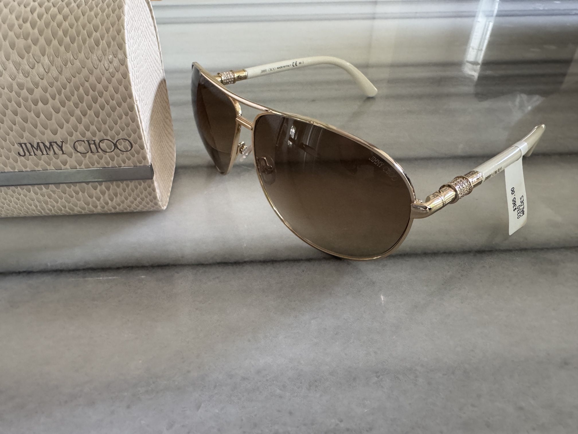 Jimmy Choo Aviator Sunglasses - NWT