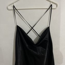Black Silky Dress