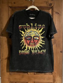 Distressed Black Short Sleeve Sublime Band Tee