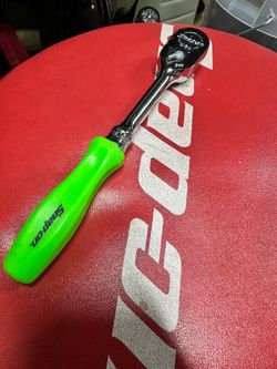 Snap-on 3/8" Drive Standard Ratchet FHD80 Extreme Green Hard Handle