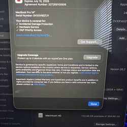 MacBook Pro 14” M4 (2024) | 24GB RAM | 1TB | AppleCare+ 2028 | LIKE NEW