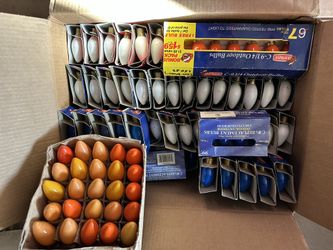  C9 1/4 Replacement Bulbs 7 watts 120 v  $90  300+ Bulbs