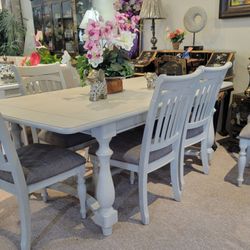 Dining Set (Table + 6 Side Chairs)