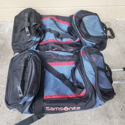 SAMSONITE duffle Luggage Bags Rolling With Handles 
