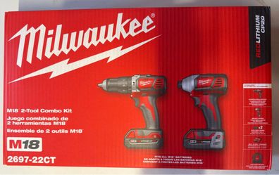 Milwaukee 2697-22 M18 Drill/Impact Kit