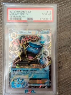 pokemon PSA 10 generations Mega blastoise ex