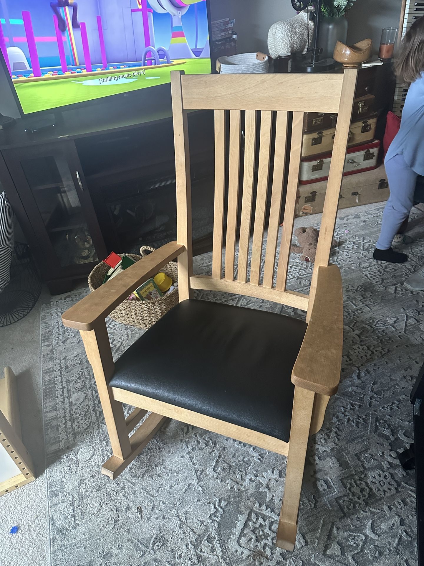 Wood Rocking Chair