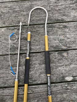 Matching New Aluminum Harpoon and Gaff Set