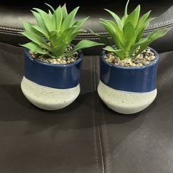 Pair of Artificial Plants 