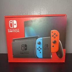 Nintendo Switch with Neon Blue/Red Joy-Con (New)