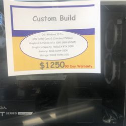 Custom Built Desktop Computer INTEL i7 32GB RAM Nvidia RTX 1080