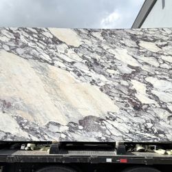 MARBLE SLABS CALACATTA VIOLA LEATHER 2CM FOR KITCHEN COUNTERTOPS 