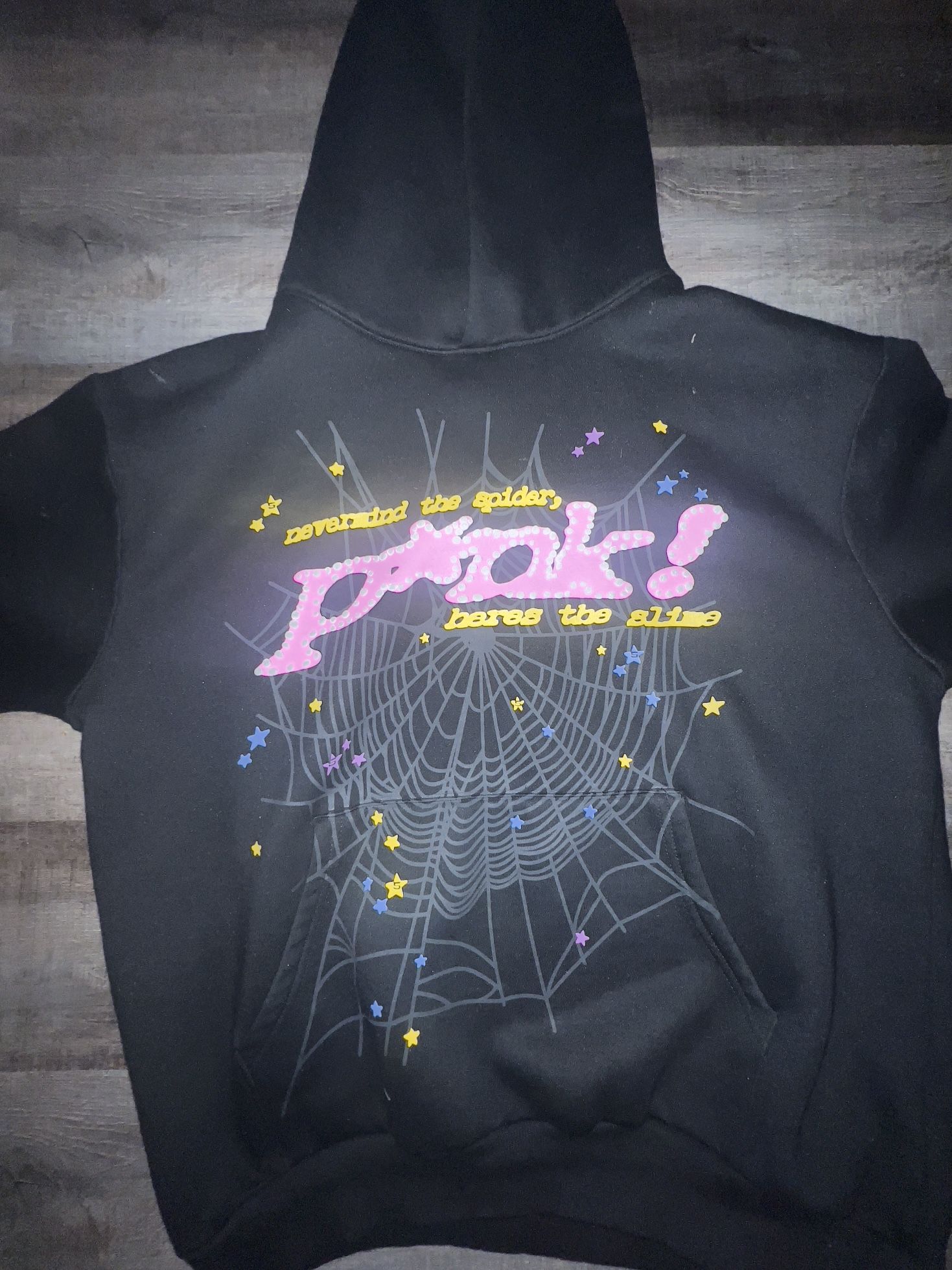 Black Pink Sp5der Hoodie
