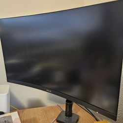 Asus 27in Curved Gaming Monitor 1440p, 165hz W/huanuo Swivel Arm