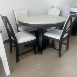 New Dining Set Table And Chairs Financing Available $54 Down payment 