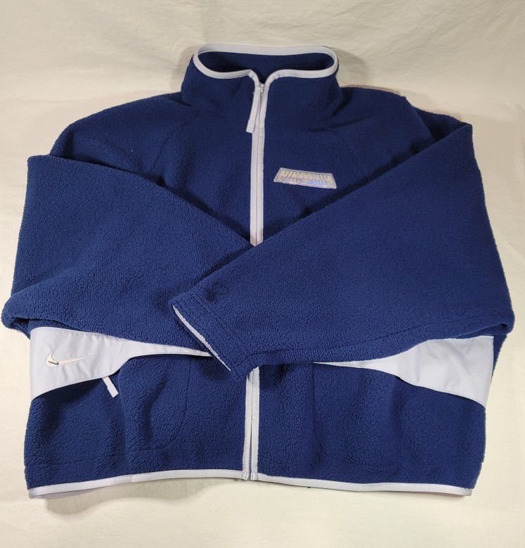 Nike Sportswear Swoosh Sherpa Jacket Full Zip Women Size (XL) DD9076-492