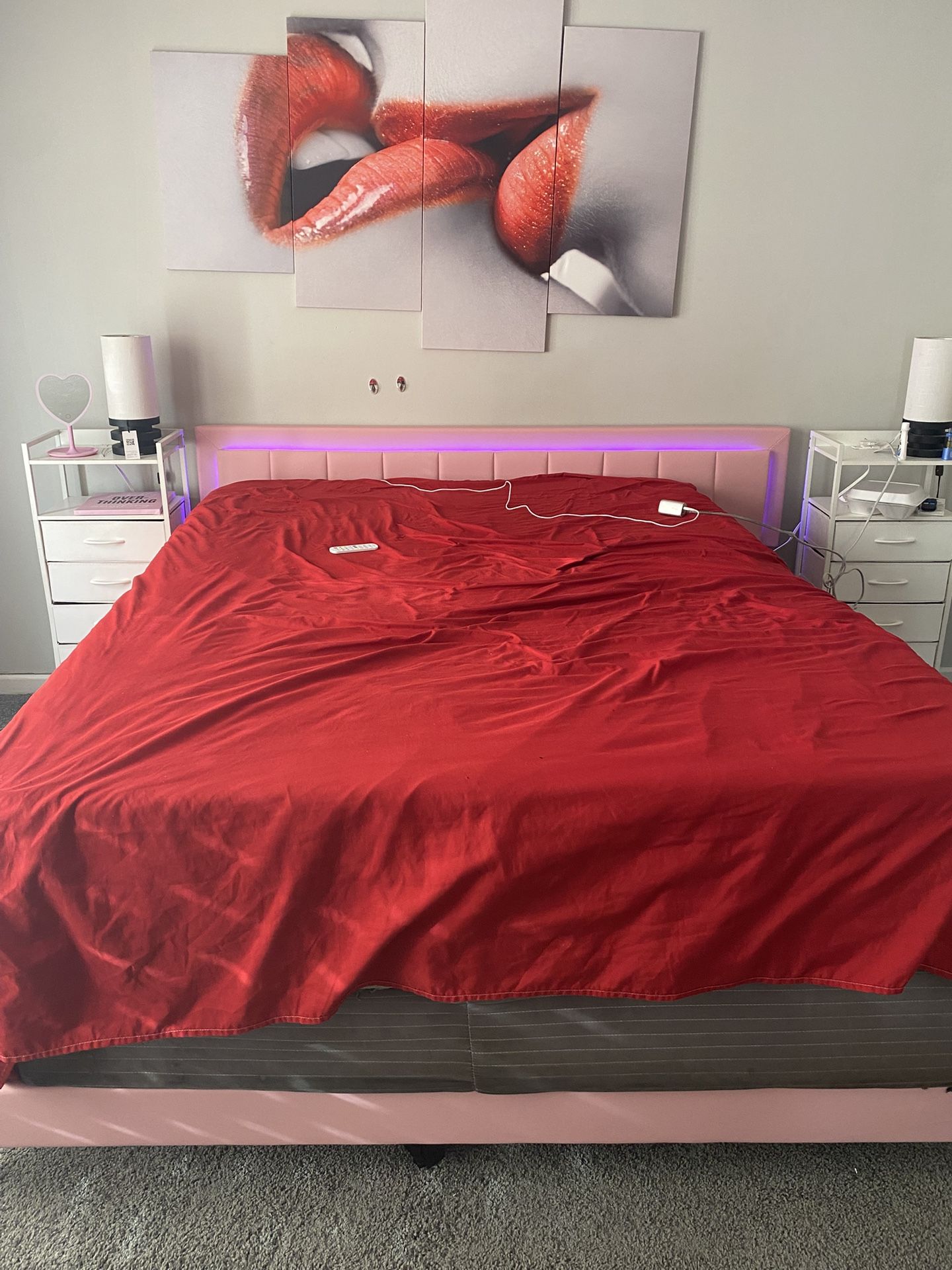 King Sized LED Bed Frame