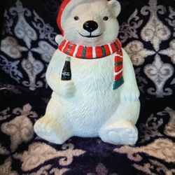 Vintage Ceramic Coca Cola Cookie Jar 