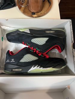 CLOT x Air Jordan 5 Retro Low 'Jade' 2022 Men’s 10