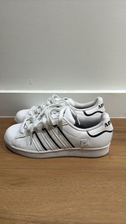 Adidas Superstar White Black Stripe Sneakers