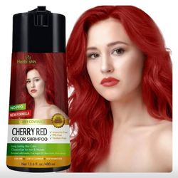 Cherry Red PPD-Free Hair Color Shampoo – Herbishh