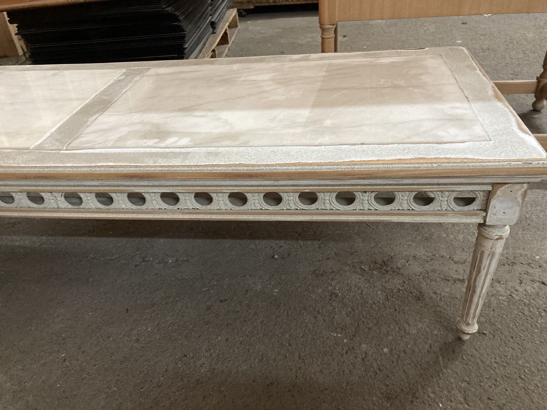 Coffee Table With Marble Insert