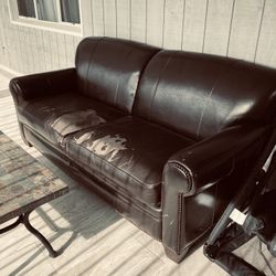 Brown Leather couch