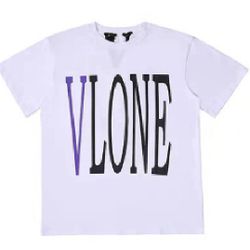Vlone Shirt-White And Purple