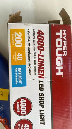 Hyper tough 4K Lumen LED daylight for Shops and Garage